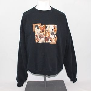 Vintage Adorable Dog Crewneck Cute Puppy Crewneck